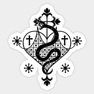 Marie Laveau Sigil Veve Voodoo Hoodoo Sticker